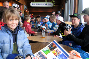 Kids meet the US Ski Team